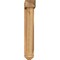 Ekena Millwork Traditional Arts and Crafts Rough Sawn Bracket w/ Offset Brace, Western Red Cedar, 6"W x 24"D x 36"H BKT0604X24X36TRA03RWR - alternate 3
